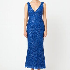 Silvia Tcherassi blue sequin dress size L
